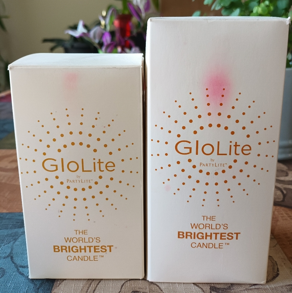 PartyLite Glolite Cinnamon Sparkle Candles